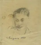 Volto by Guido Borgianni, 1955, offered Oct 2018