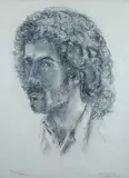 Bruno Catarzi, Ritratto di giovane contestatore, 1974