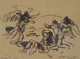 Felice Carena, L'angelo e i pastori