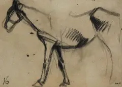 Studio per cavallo by Arturo Checchi, 1916, offered Sep 2018