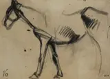 Studio per cavallo by Arturo Checchi, 1916, offered Sep 2018