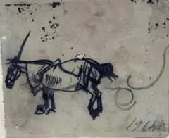 Cavallo by Arturo Checchi, 1919, Sigla e data in basso a destra., offered Sep 2018