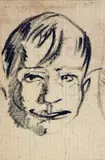 Arturo Checchi, Testa di fanciullo, pencil on paper