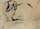 Arturo Checchi, Capra accovacciata