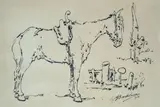Cavallo by Giovanni Bartolena, 1914, offered Sep 2018