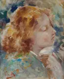 Testa di fanciulla by Vincenzo Irolli, offered Sep 2018