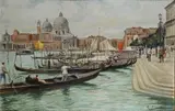 Eugenio Scorzelli, Gondole a Venezia