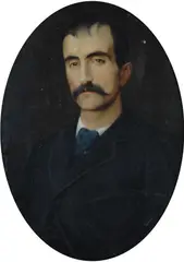 Ritratto virile by Odoardo Borrani, 1893, offered Sep 2018