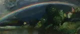 Armando Spadini, Paesaggio con arcobaleno