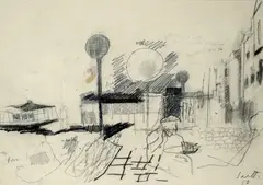 Senza titolo by Bruno Saetti, 1950, offered Sep 2018