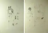Somarè Guido, Coppia di disegni, per il Decameron di Boccaccio; firmati in basso a destra: "Guido Somarè". Sul verso: scritta autografa dell'aut