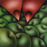 Vanni Viviani, Geometrie penetranti, 2001, Sul verso: firma