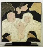 Venturino Venturi, Sacra famiglia, enamel on terracotta