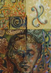 Ricerca la Emme by Bruno Ceccobelli, 2004, Sul verso: firma, offered Jul 2018