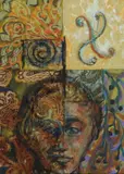 Ricerca la Emme by Bruno Ceccobelli, 2004, Sul verso: firma, offered Jul 2018