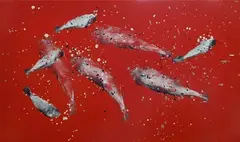 Fishwatching by Massimo Barzagli, offered Jul 2018