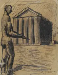 Mario Sironi, Uomo e tempio