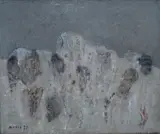 Paesaggio sassoso by Zoran Mušič, 1977, oil on canvas, offered Jul 2018