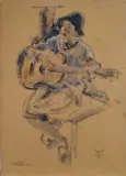 Giovanni Forghieri, Musicante, 1932