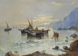 Fausto Pratella, Pescatori a Capri, 1924