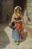 Acquaiola by Niels Frederik Schiøttz-Jensen, 1908, offered Jul 2018
