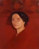 Ritratto della sorella by Corrado Michelozzi, Sul verso: firma., offered Jul 2018
