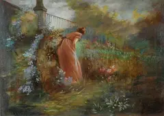 Giuseppe Barison, Donna in giardino