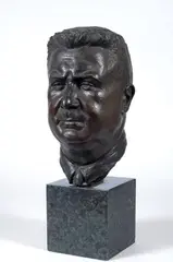 Giovanni Cappelletti, Ritratto di Giuseppe Corti, in bronze