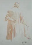 Figura di spalle by Raffaello Sorbi, offered Jul 2018