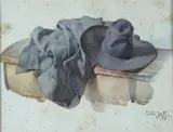 Tito Lessi, Cappello e cappotto