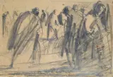 Figure by Pietro Annigoni, Sigla in basso a destra., offered Jul 2018