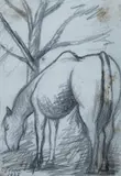 Cavallo by Ottone Rosai, 1939, offered Jul 2018