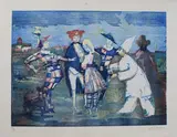 Figure Carnevalesche by Mino Maccari, offered Jun 2018
