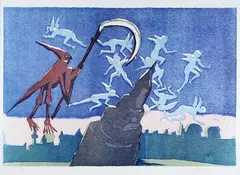 La morte by Mino Maccari, offered Jun 2018