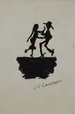 Coppia di figure danzanti by Mino Maccari, offered Jun 2018