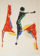 Cavallo e cavaliere by Marino Marini, 1978, offered Jun 2018