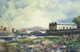 La pescaia di San Niccolò by Alfredo Bonciani, offered Jun 2018