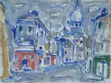 Igino Gonich Gonni, Scorcio di città, 1964