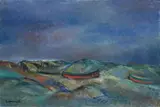 Due barche tra le dune by Giovanni Omiccioli, offered Jun 2018