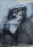 Renzo Vespignani, Interno con letto
