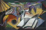 Pippo Oriani, Natura morta con chitarra e libro