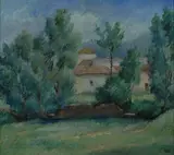 Silvio Pucci, Paesaggio con case