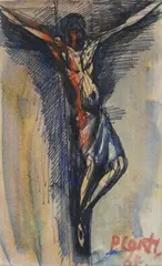 Crocifisso by Primo Conti, 1964, offered Jun 2018