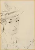 Ritratto di donna by Filippo de Pisis, 1948, offered Jun 2018