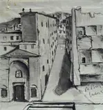 Paese del Cadore by Filippo de Pisis, 1944, offered Jun 2018