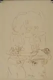 Lucio Fontana, Studi di figure