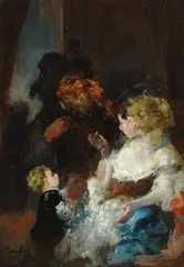 Ignacio Manzoni, Tre figure in costume