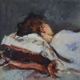 Ragazza che dorme by Giovanni Bartolena, offered Jun 2018