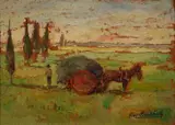 In campagna by Giovanni Bartolena, offered Jun 2018