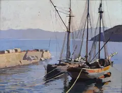 Marciana Marina (Isola d'Elba) by Llewelyn Lloyd, 1925, offered Jun 2018
